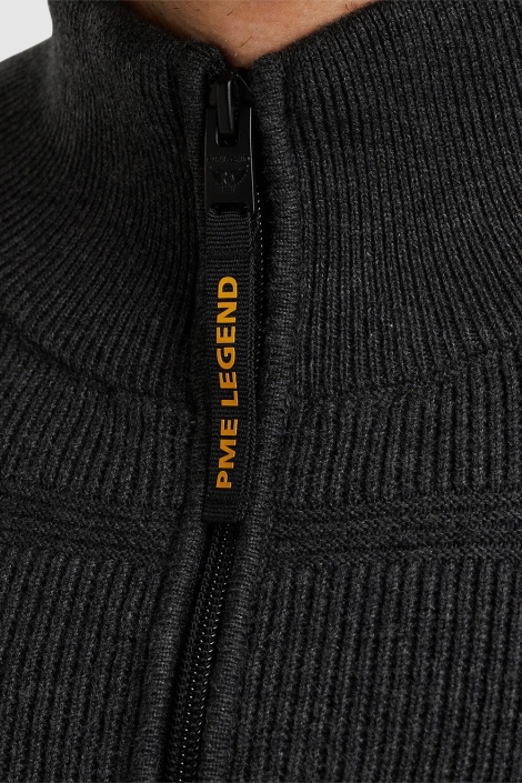 PME legend zip jacket cotton structure knit
